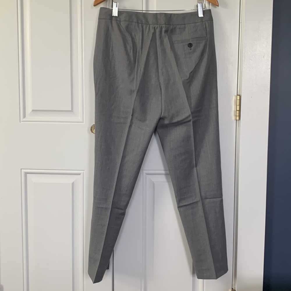 J.Crew Gray Patterned Trouser Pants - image 2